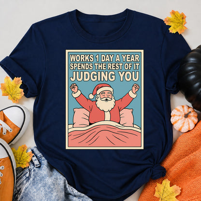 Santa Clause Meme Christmas T-Shirt - product view 8