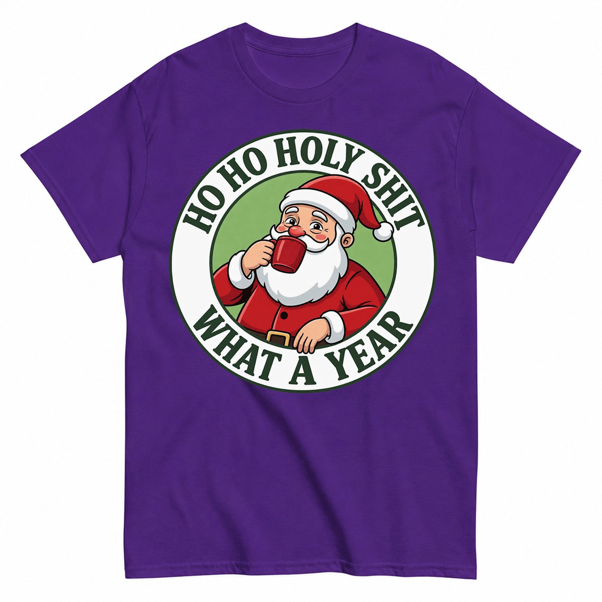 Santas Christmas Coffee T-Shirt - product view 2