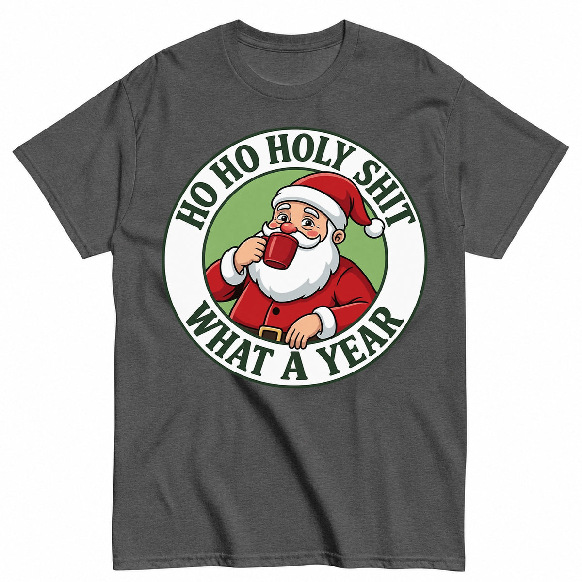 Santas Christmas Coffee T-Shirt - product view 3