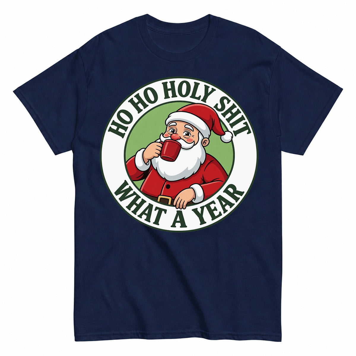 Santas Christmas Coffee T-Shirt - product view 4