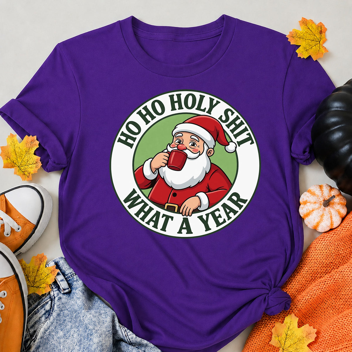 Santas Christmas Coffee T-Shirt - product view 6