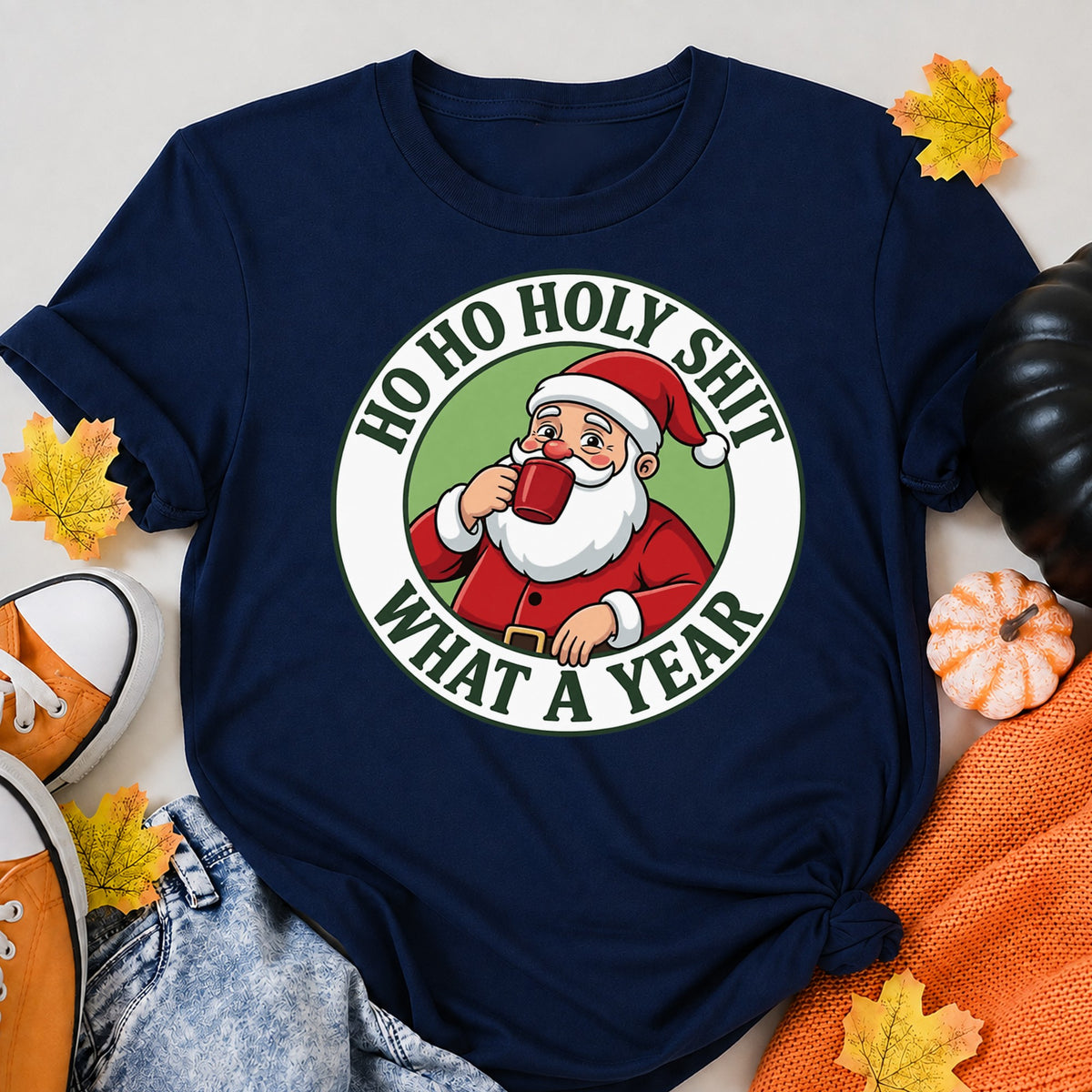 Santas Christmas Coffee T-Shirt - product view 8