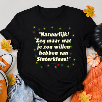 Sinterklaas Lights Christmas T-Shirt - product view 5