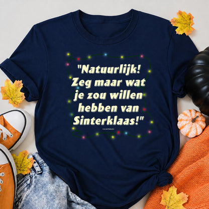 Sinterklaas Lights Christmas T-Shirt - product view 8