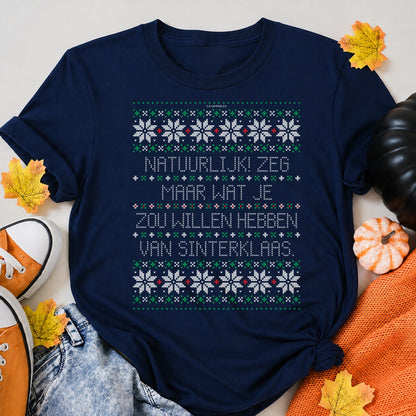 Sinterklaas Ugly Christmas Sweater T-Shirt - product view 8