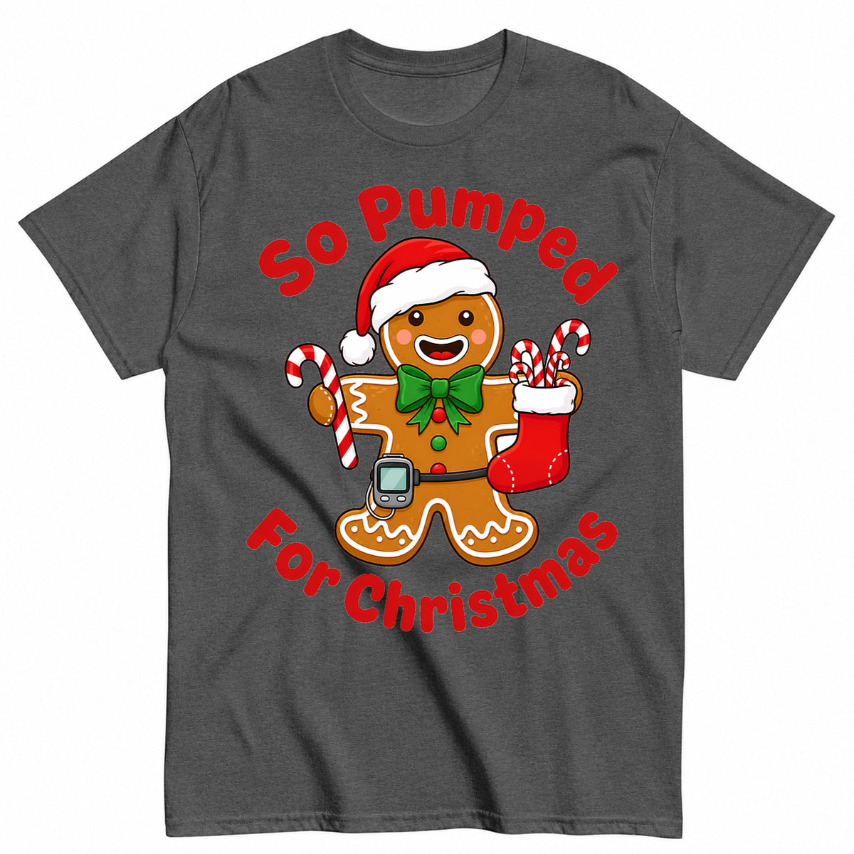 So Pumped Christmas Gingerbread T-Shirt - product view 3