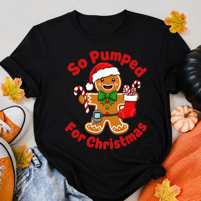 So Pumped Christmas Gingerbread T-Shirt - product view 5