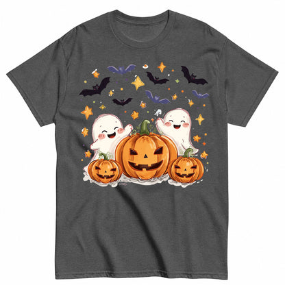 Spooky But Make It Cute Halloween Shirt in Grey – product view