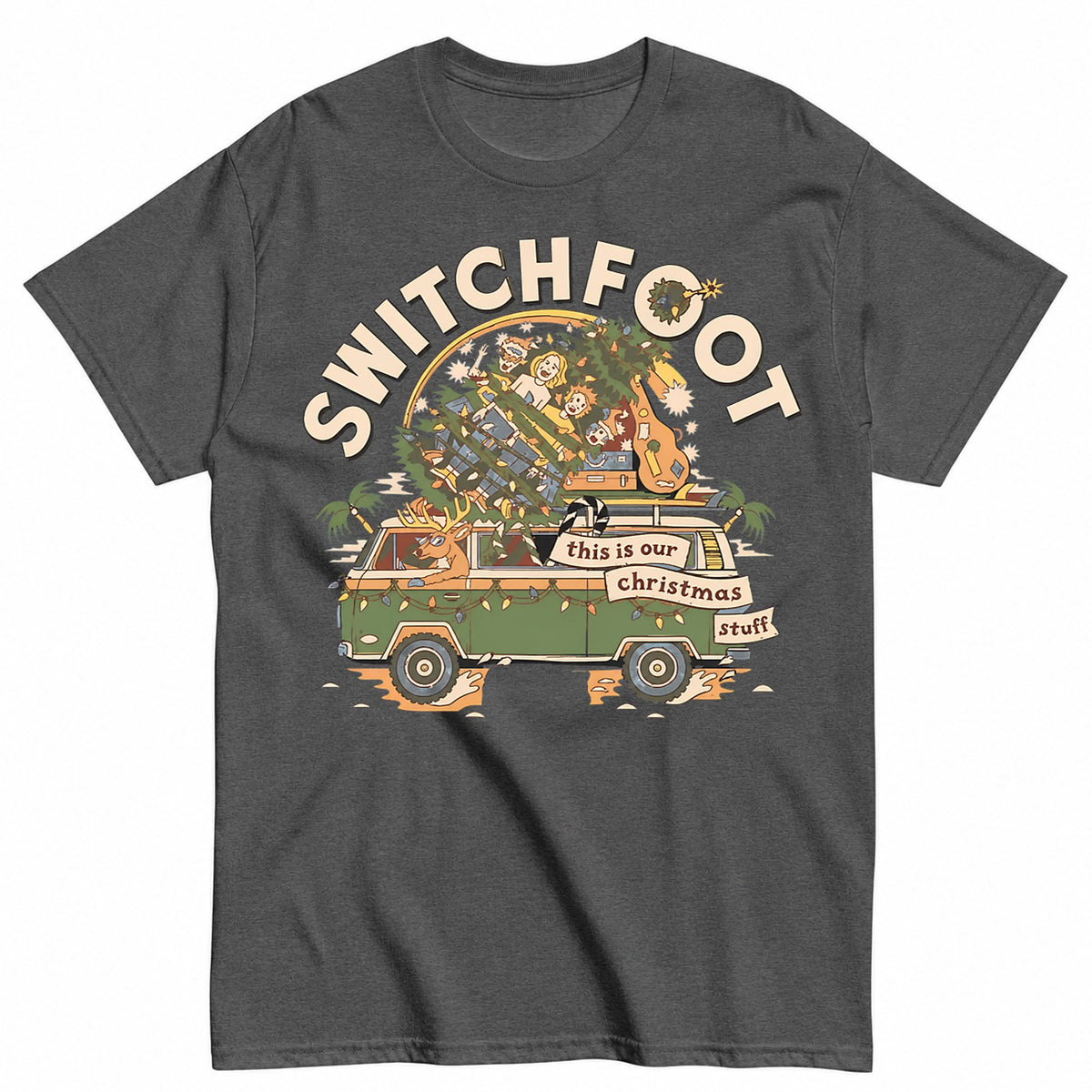 Switchfoot Christmas Van Holiday Stuff -45 T-Shirt - product view 3