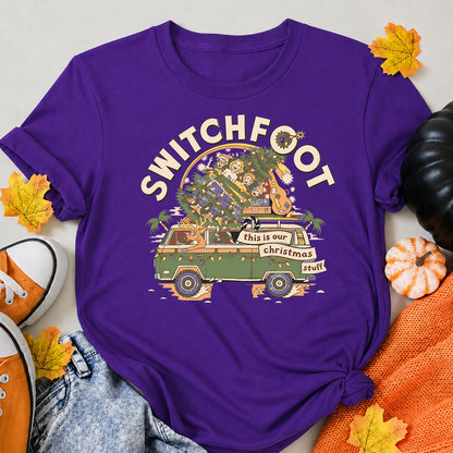 Switchfoot Christmas Van Holiday Stuff -45 T-Shirt - product view 6