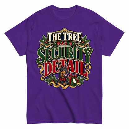 The Tree Has A Security Detail Christmas T-Shirt - product view 2