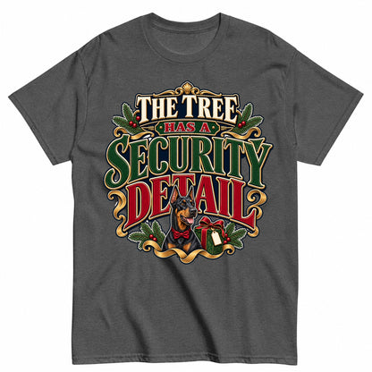 The Tree Has A Security Detail Christmas T-Shirt - product view 3