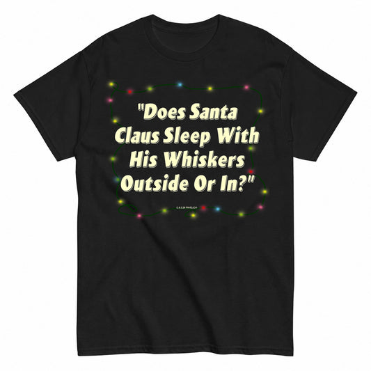 Whiskers Lights Christmas T-Shirt - product view 1