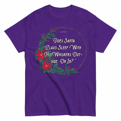Whiskers Wreath Christmas T-Shirt - product view 2