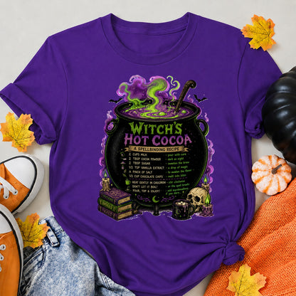 Witch'S Hot Cocoa Halloween Shirt in Blue – alternate view