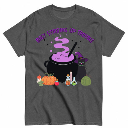 Witches Brew Halloween Shirt in Grey – product view